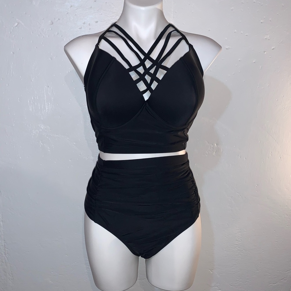 Sexy Black Tankini